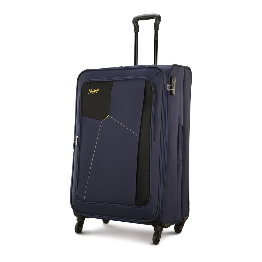 Skybags Rubik Polyester 68 Cms Blue Softsided Check-in Luggage (STRUW68EBLU)