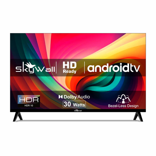 Skywall 80 cm (32 inches) HD Ready Smart LED TV 32SW-VS (Black) 
