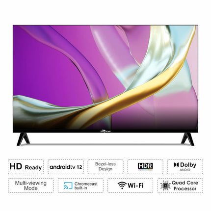 Skywall 80 cm (32 inches) HD Ready Smart LED TV 32SW-VS (Black) 