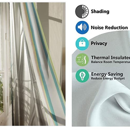 SmartFabrik Insulation curatins for Homes/Offices. (White) 4.5x8 feet Pack of 2 Curtains 
