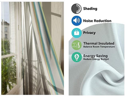 SmartFabrik Insulation curatins for Homes/Offices. (White) 4.5x8 feet Pack of 2 Curtains 