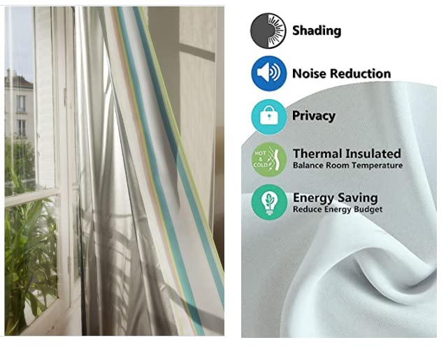 SmartFabrik Insulation curatins for Homes/Offices. (White) 4.5x8 feet Pack of 2 Curtains 