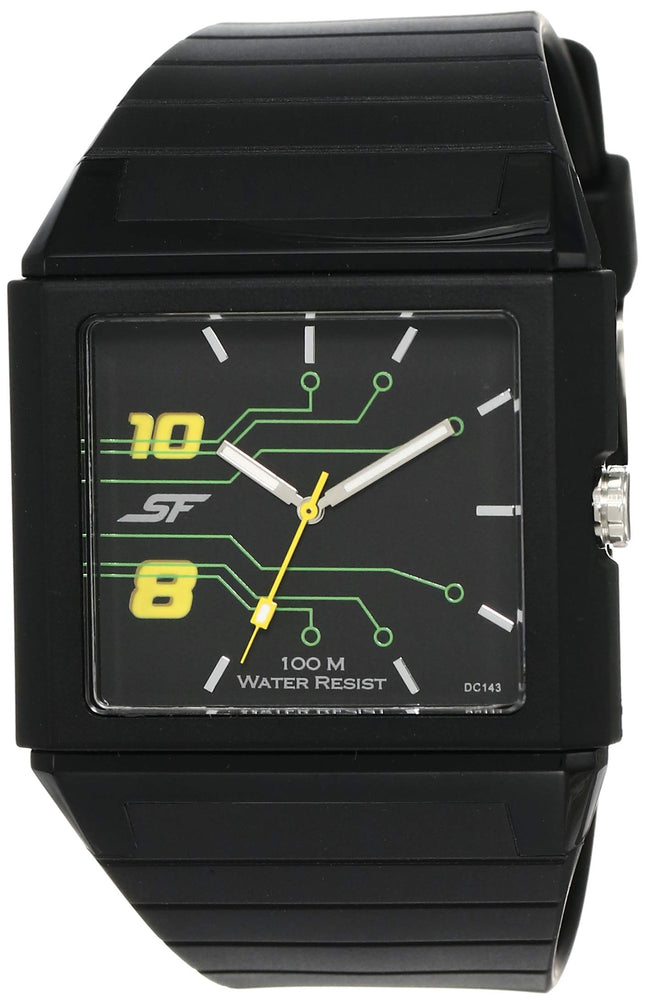 Sonata Ocean Analog Black Dial Men's Synthetic Watch - Nn7988Pp01/Nn7988Pp01W/Np7988Pp01 