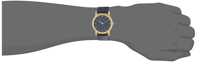 Sonata Quartz Analog Black Dial Leather Strap Watch for Men-NS7987YL03W 