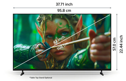Sony 108 cm (43 inches) BRAVIA 2M2 Series 4K Ultra HD Smart LED Google TV K-43S25M2 