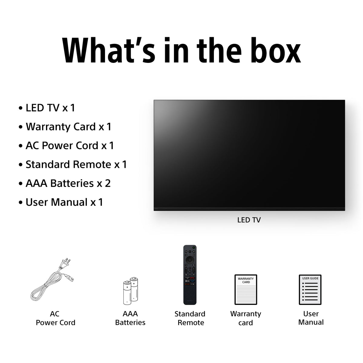 Sony 108 cm (43 inches) BRAVIA 2M2 Series 4K Ultra HD Smart LED Google TV K-43S25M2 