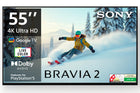 Sony 139 cm (55 inches) BRAVIA 2 4K Ultra HD Smart LED Google TV K-55S25B (Black) 