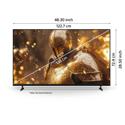 Sony 139 cm (55 inches) BRAVIA 2M2 Series 4K Ultra HD Smart LED Google TV K-55S25BM2 