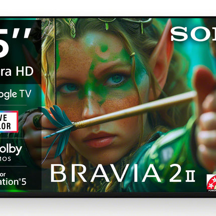 Sony 139 cm (55 inches) BRAVIA 2M2 Series 4K Ultra HD Smart LED Google TV K-55S25M2 