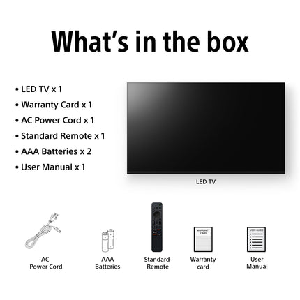 Sony 139 cm (55 inches) BRAVIA 2M2 Series 4K Ultra HD Smart LED Google TV K-55S25M2 