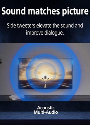 Sony 139 cm (55 inches) BRAVIA 7 4K Ultra HD AI Smart Mini LED Google TV K-55XR70 (Black) 