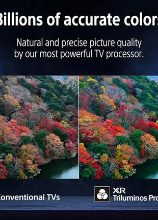 Sony 139 cm (55 inches) BRAVIA 7 4K Ultra HD AI Smart Mini LED Google TV K-55XR70 (Black) 