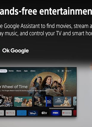 Sony 139 cm (55 inches) BRAVIA 7 4K Ultra HD AI Smart Mini LED Google TV K-55XR70 (Black) 