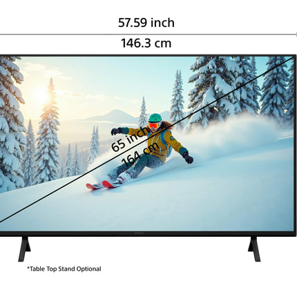 Sony 164 cm (65 inches) BRAVIA 2 4K Ultra HD Smart LED Google TV K-65S25B (Black) 