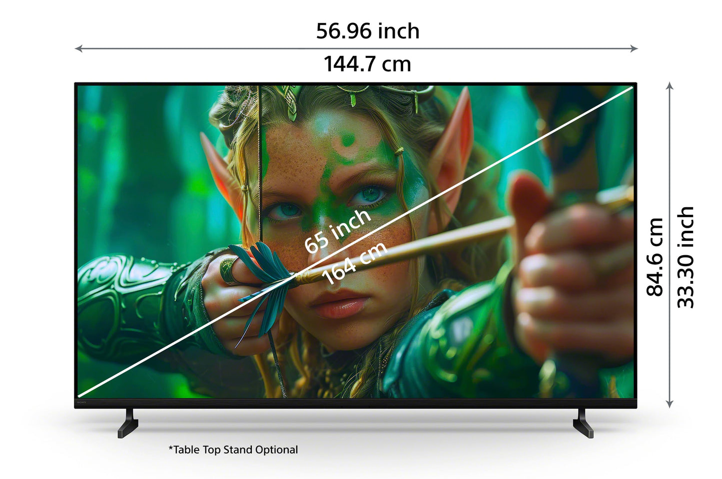 Sony 164 cm (65 inches) BRAVIA 2M2 Series 4K Ultra HD Smart LED Google TV K-65S25M2 