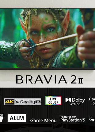 Sony 164 cm (65 inches) BRAVIA 2M2 Series 4K Ultra HD Smart LED Google TV K-65S25M2 