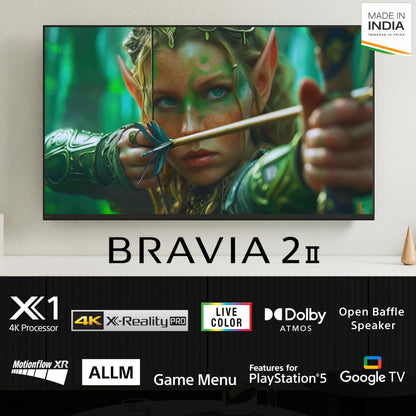 Sony 164 cm (65 inches) BRAVIA 2M2 Series 4K Ultra HD Smart LED Google TV K-65S25M2 