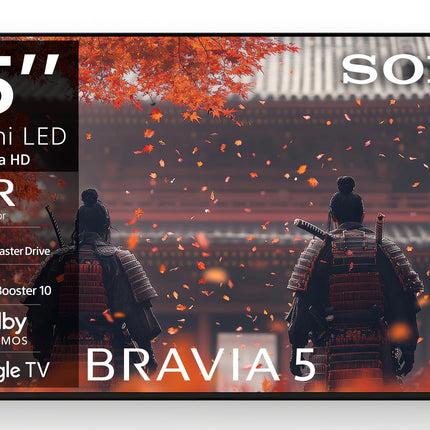 Sony 164 cm (65 inches) BRAVIA 5 4K Ultra HD Smart Mini LED Google TV K-65XR50 
