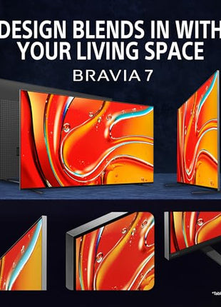 Sony 164 cm (65 inches) BRAVIA 7 4K Ultra HD AI Smart Mini LED Google TV K-65XR70 (Black) 