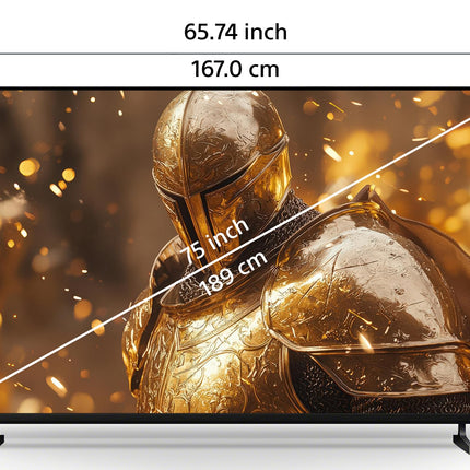 Sony 189 cm (75 inches) BRAVIA 2M2 Series 4K Ultra HD Smart LED Google TV K-75S25BM2 