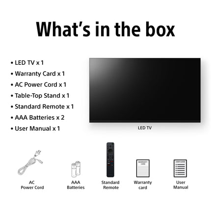 Sony 189 cm (75 inches) BRAVIA 2M2 Series 4K Ultra HD Smart LED Google TV K-75S25M2 