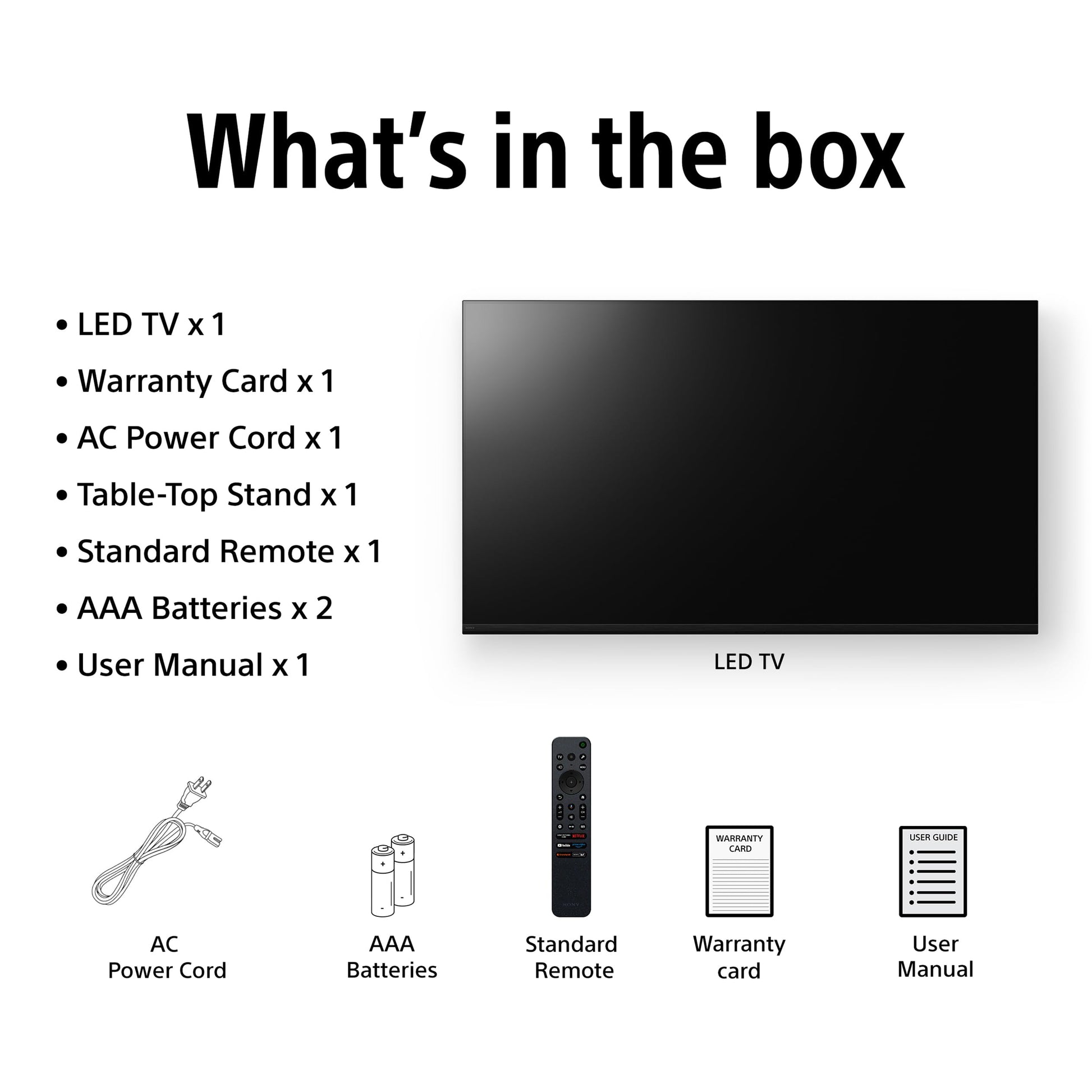Sony 189 cm (75 inches) BRAVIA 2M2 Series 4K Ultra HD Smart LED Google TV K-75S25M2 