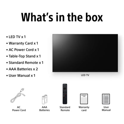 Sony 189 cm (75 inches) BRAVIA 2M2 Series 4K Ultra HD Smart LED Google TV K-75S25M2 