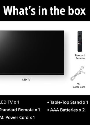 Sony 189 cm (75 inches) BRAVIA 2M2 Series 4K Ultra HD Smart LED Google TV K-75S25M2 