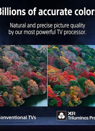 Sony 189 cm (75 inches) BRAVIA 5 Series 4K Ultra HD Smart Mini LED Google TV K-75XR55A 