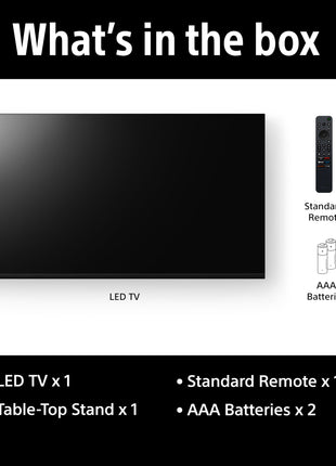 Sony 189 cm (75 inches) BRAVIA 5 Series 4K Ultra HD Smart Mini LED Google TV K-75XR55A 