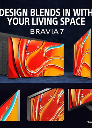 Sony 189 cm (75 inches) BRAVIA 7 4K Ultra HD AI Smart Mini LED Google TV K-75XR70 (Black) 