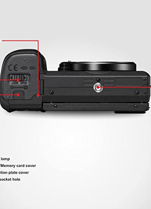 Sony Alpha ILCE-6400M 24.2MP Mirrorless Digital SLR Camera (Black) with 18-135mm Zoom Lens | APS-C Sensor |Real-Time Eye Auto Focus | 4K Vlogging Camera | Tiltable LCD - Black 