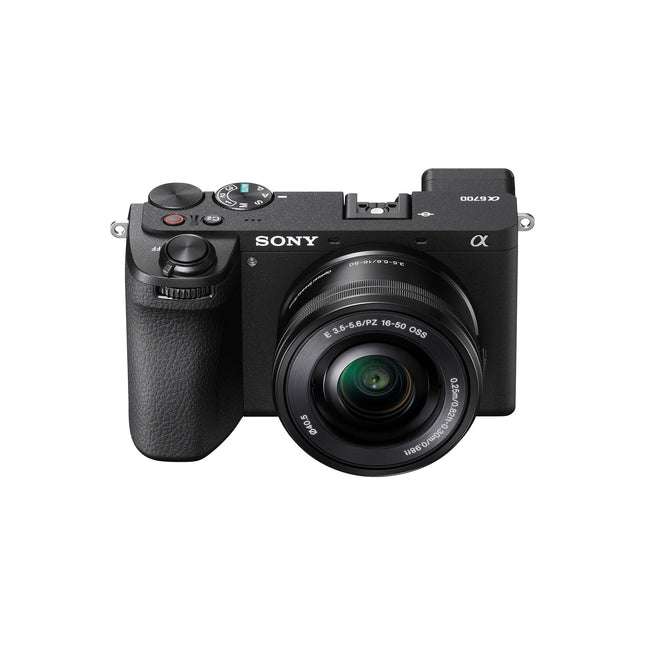 Sony Alpha ILCE-6700L APS-C Interchangeable-Lens Mirrorless Camera (Body + 16-50 mm Power Zoom Lens) | Made for Creators | 26.0 MP | Artificial Intelligence Based Autofocus | 4K 60p Recording - Black 