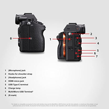 Sony Alpha ILCE-7M3K Full-Frame 24.2MP Mirrorless Digital SLR Camera with 28-70mm Zoom Lens | 4K Full Frame | Real-Time Eye Auto Focus | Tiltable LCD, Low Light Camera - Black 