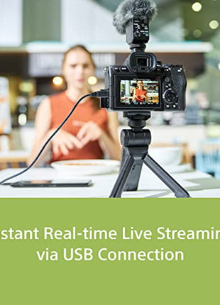 Sony Alpha ILCE-7M4K Full-Frame Hybrid Camera 33MP Interchangeable-Lens Mirrorless Camera with 28-70mm Digital Zoom Lens | 4K 60P Video Recording | Real-Time Eye AF for Humans, Birds, Animals - Black 