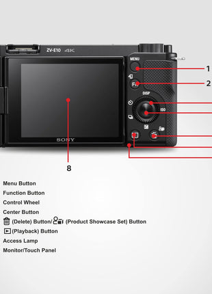 Sony Alpha ZV-E10 24.2 Mega Pixel Interchangeable-Lens Mirrorless vlog Camera, Made for Creators | APS-C Sensor |Advanced Autofocus | Clear Audio & 4K Movie Recording (Body Only) – Black 