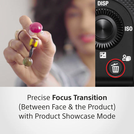 Sony Alpha ZV-E10 APS-C Camera | 24.2 MP vlog Camera | Made for Creators | Advanced Autofocus | Clear Audio & 4K Movie Recording - Black 