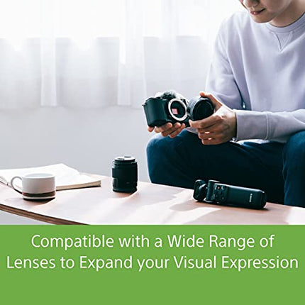 Sony Alpha ZV-E10L 24.2 Mega Pixel Interchangeable-Lens Mirrorless vlog Camera with 16-50 mm Lens, Made for Creators | APS-C Sensor | Advanced Autofocus | Clear Audio & 4K Movie Recording - Black 