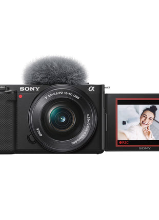 Sony Alpha ZV-E10L 24.2 Mega Pixel Interchangeable-Lens Mirrorless vlog Camera with 16-50 mm Lens, Made for Creators | APS-C Sensor | Advanced Autofocus | Clear Audio & 4K Movie Recording - Black 