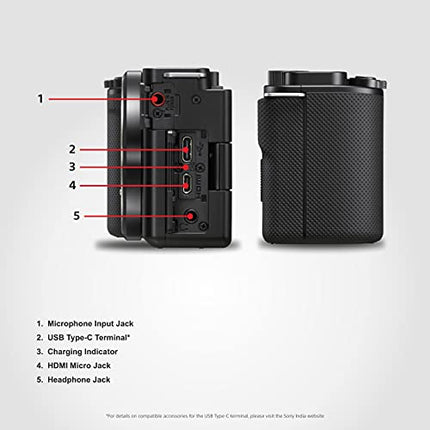 Sony Alpha ZV-E10L 24.2 Mega Pixel Interchangeable-Lens Mirrorless vlog Camera with 16-50 mm Lens, Made for Creators | APS-C Sensor | Advanced Autofocus | Clear Audio & 4K Movie Recording - Black 