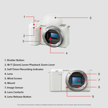 Sony Alpha ZV-E10L 24.2 Mega Pixel Interchangeable-Lens Mirrorless vlog Camera with 16-50 mm Lens, Made for Creators | APS-C Sensor | Advanced Autofocus | Clear Audio & 4K Movie Recording - White 