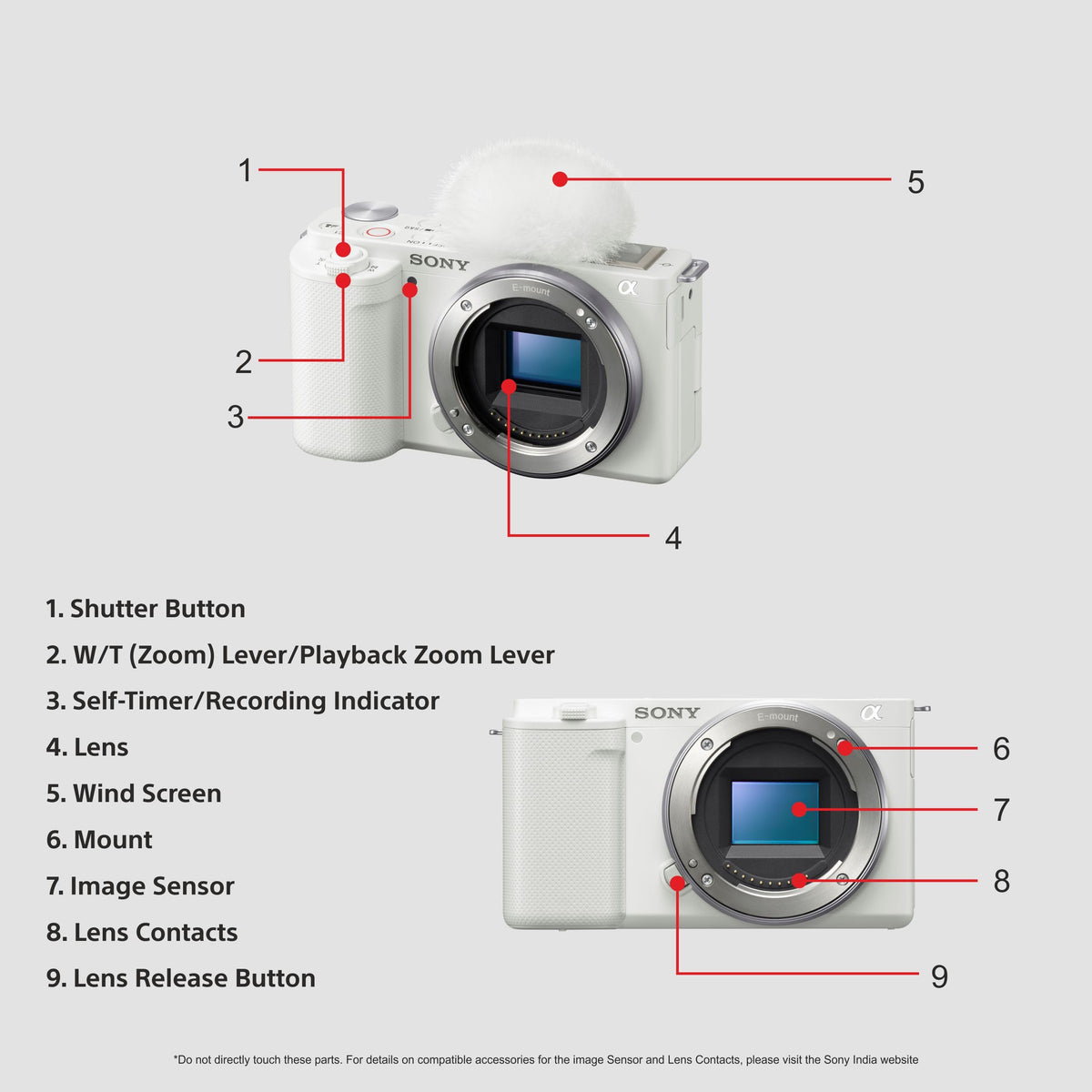 Sony Alpha ZV-E10L 24.2 Mega Pixel Interchangeable-Lens Mirrorless vlog Camera with 16-50 mm Lens, Made for Creators | APS-C Sensor | Advanced Autofocus | Clear Audio & 4K Movie Recording - White 