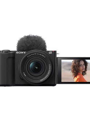 Sony Alpha ZV-E10M2K 26 MP Interchangeable Lens Mirrorless Vlog Camera for Creators (16-50mm Power Zoom Lens) | APS-C Sensor | 4K 60p with 10bit 4:2:2 Recording - (Black) 