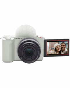 Sony Alpha ZV-E10M2K 26 MP Interchangeable Lens Mirrorless Vlog Camera for Creators (16-50mm Power Zoom Lens) | APS-C Sensor | 4K 60p with 10bit 4:2:2 Recording - (White) 