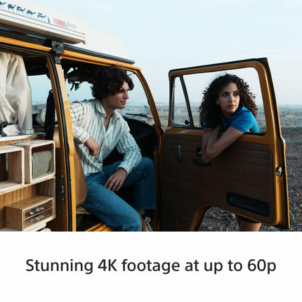 Sony Alpha ZV-E10M2K 26 MP Interchangeable Lens Mirrorless Vlog Camera for Creators (16-50mm Power Zoom Lens) | APS-C Sensor | 4K 60p with 10bit 4:2:2 Recording - (White) 