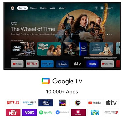 Sony BRAVIA 3 Series 126 cm (50 inches) 4K Ultra HD AI Smart LED Google TV K-50S30 (Black) 