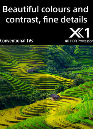 Sony BRAVIA 3 Series 139 cm (55 inches) 4K Ultra HD AI Smart LED Google TV K-55S30B (Black) 