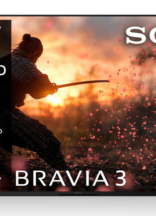 Sony BRAVIA 3 Series 139 cm (55 inches) 4K Ultra HD AI Smart LED Google TV K-55S30B (Black) 