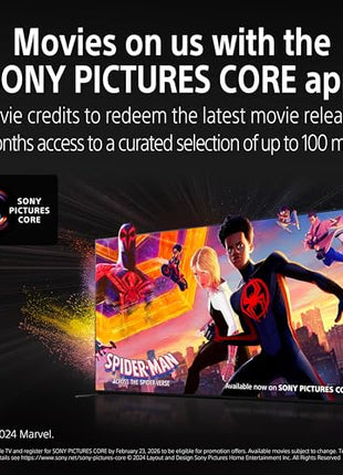 Sony BRAVIA 3 Series 164 cm (65 inches) 4K Ultra HD AI Smart LED Google TV K-65S30B (Black) 