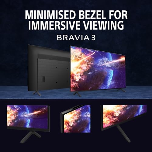 Sony BRAVIA 3 Series 189 cm (75 inches) 4K Ultra HD AI Smart LED Google TV K-75S30B (Black) 